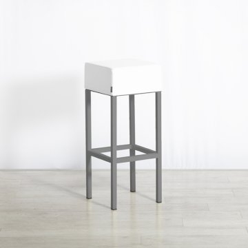 Pedrali Cube Stool - White