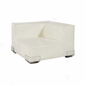 White Modular Corner Unit