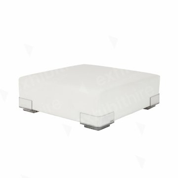 White Modular Pouffe Unit