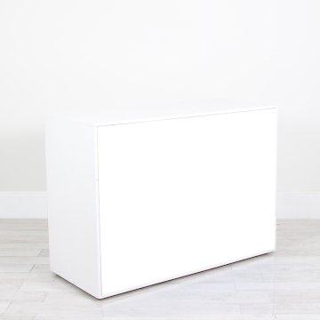 Illuminated Reception Counter White 1400 x 600 x 1000