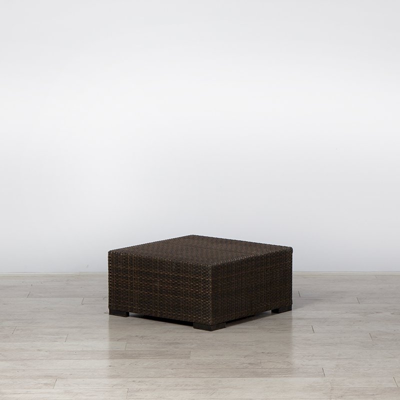 Rattan Coffee Table Small Brown