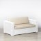Rattan Sofa White