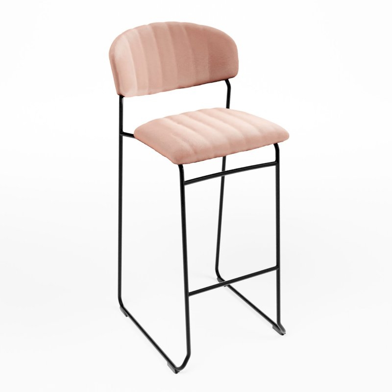 Ski Bar Stool - Pink