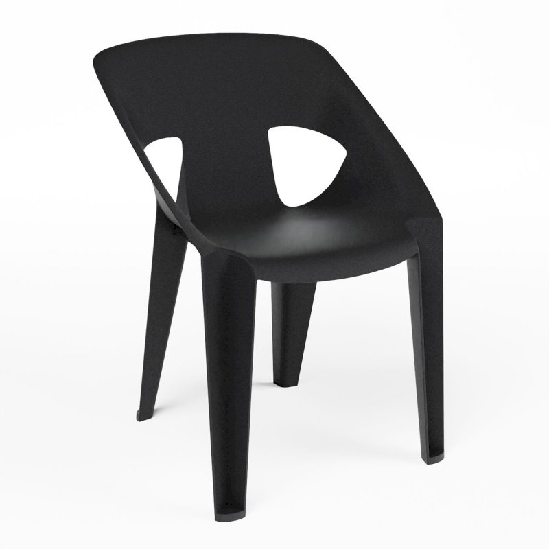 Ark Stacking Chair - Black