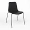 Curve Stacking Chair - Black