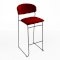 Ski Bar Stool - Red