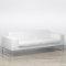 Lay Sofa Large - White Leather