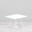 Dallas Square Coffee Table - White