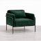 Seal Armchair - Green Velvet (available from 5th July)