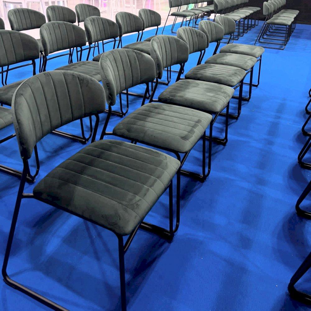 Green Ski Chairs