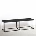 Box Frame Bench - Black 460 x 1600 x 460h