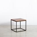 Box Frame Coffee Table Walnut 460 x 460 x 460 (h)