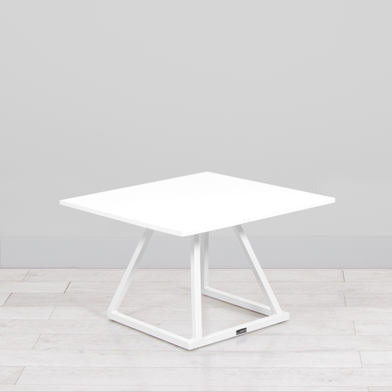Dallas Square Coffee Table - White