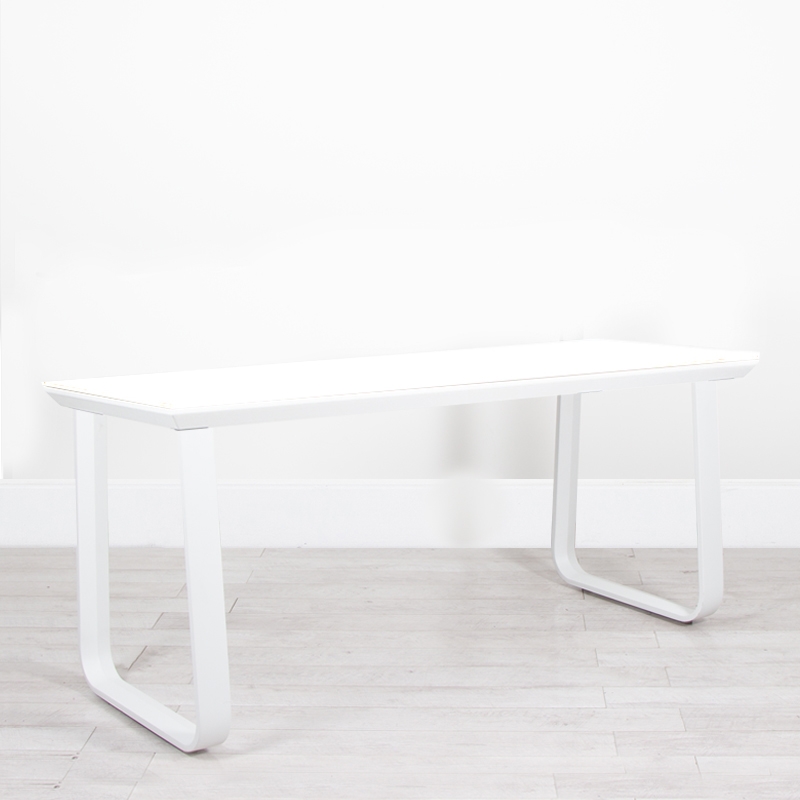 Utah Double Bistro Table - White Base White Top Utah Double Bistro Table - White Base White Top
