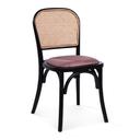 Cane Back Chair - Pink Pad