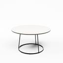 Black Spire Coffee Table - White Top