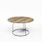 Black Spire Coffee Table - Oak Top