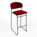 Ski Stool - Red