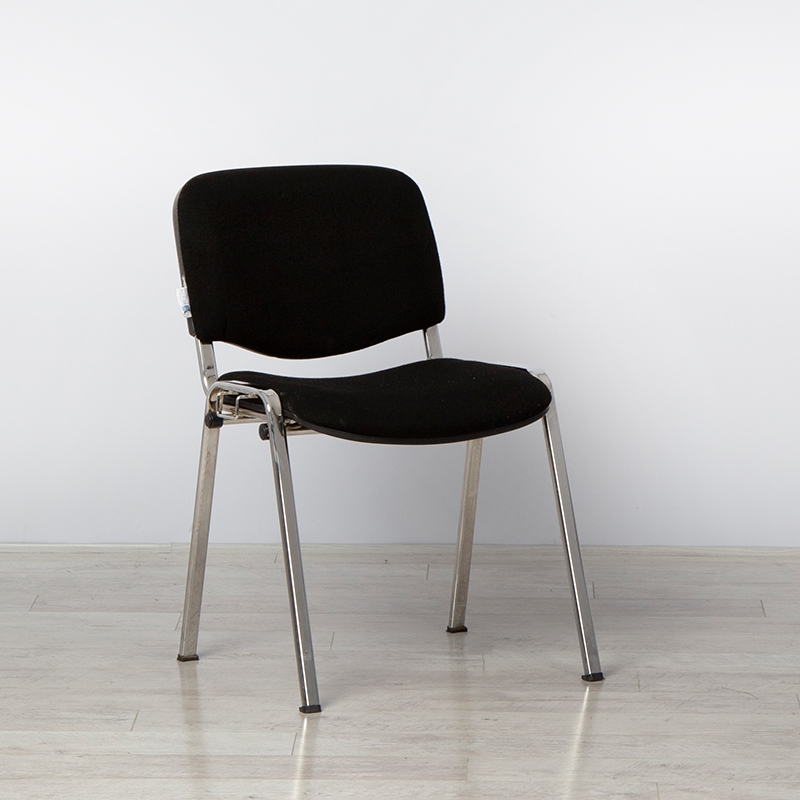 Black Conference Linking Chair