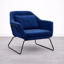 Compton Armchair - Blue Velvet