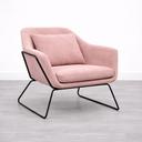 Compton Armchair - Pink Velvet