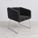 Charcoal Black Troy Chair