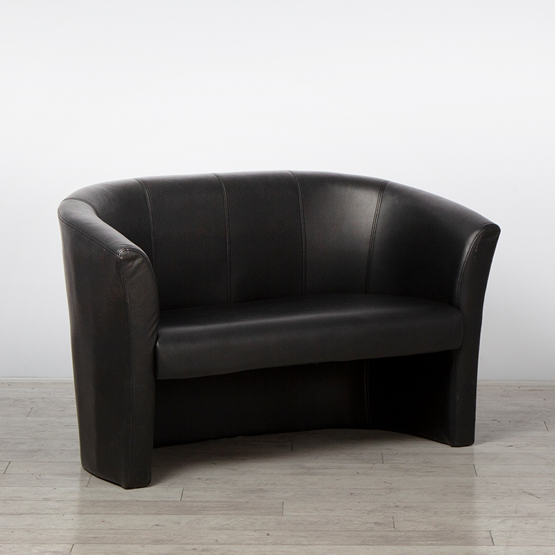 2 Seater Leather Tub Chair