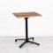 600mm Wooden Square Bistro Table - Black Frame