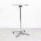 600mm Chrome Round Poseur Table - Chrome Frame