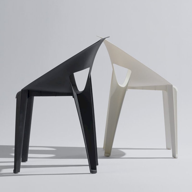Ark Stacking Chair - White