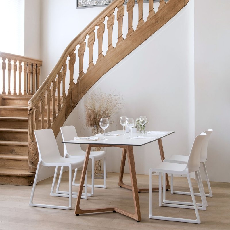 Kansas Linking Chair - White