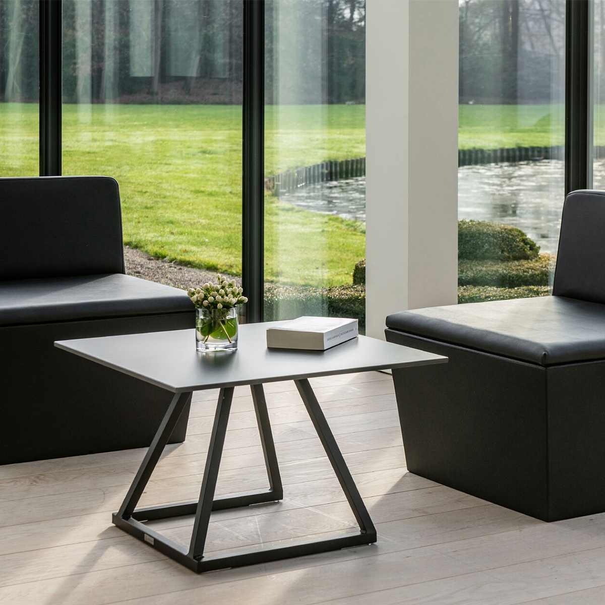 Dallas Square Coffee Table - Black