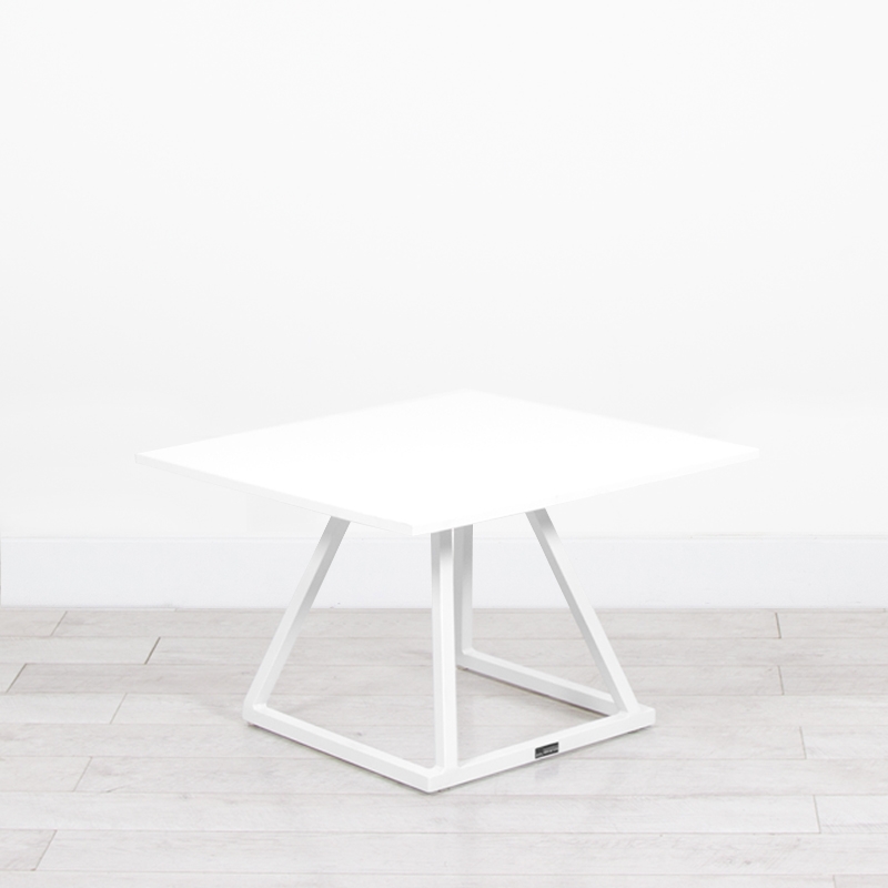 Dallas Square Coffee Table - White