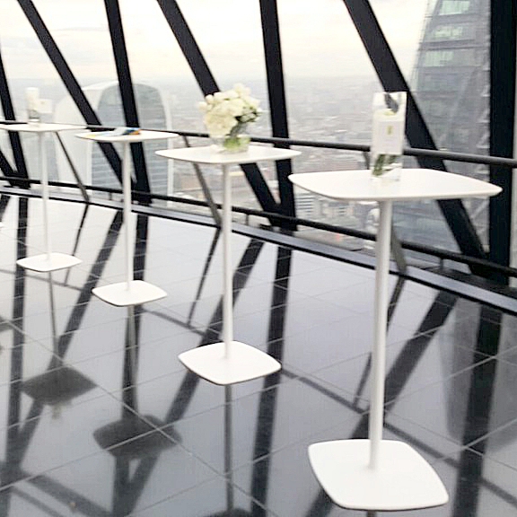 Pedrali Stylus Poseur Table - White