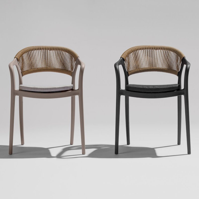 Loop Stacking Chair - Black