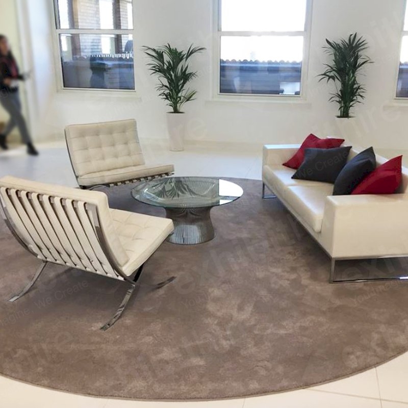 Lay Sofa - White Leather