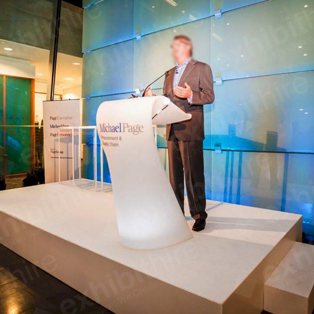 The Illuminated Lectern is a must-have for speeches at events.