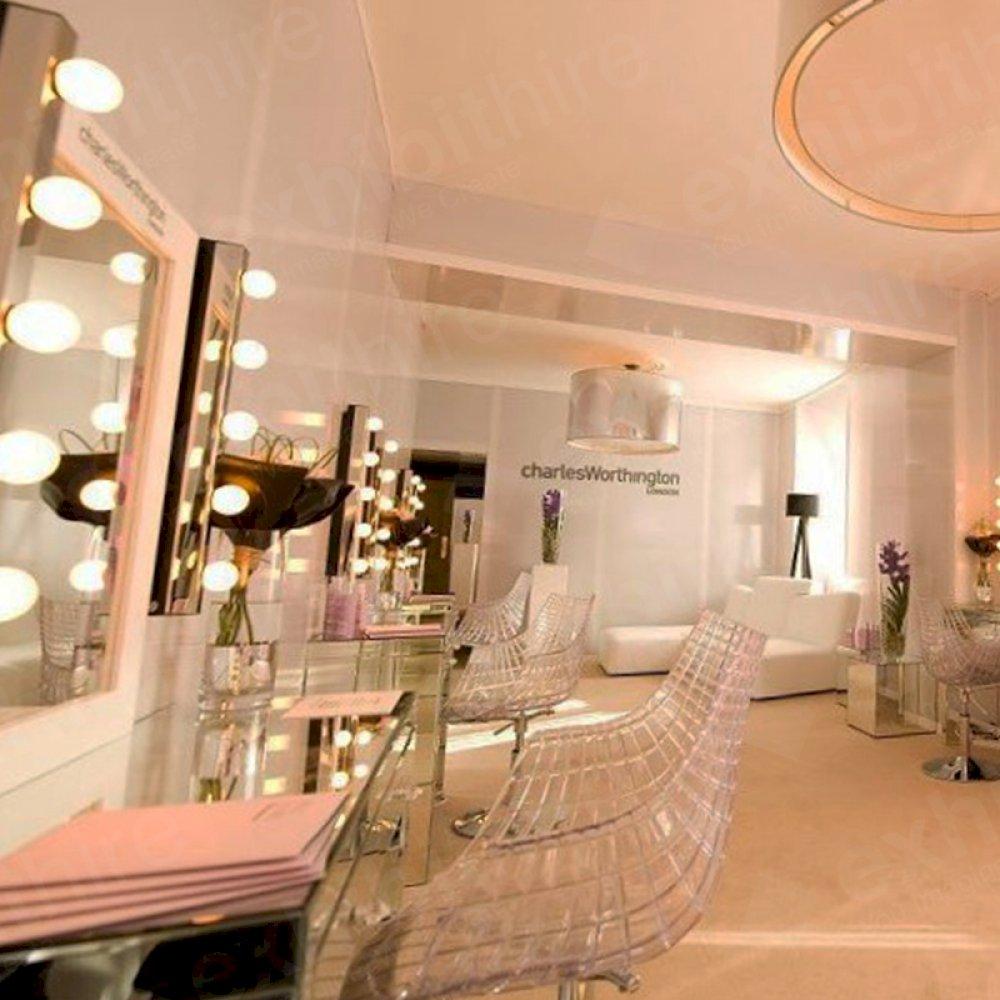 Our Meridiana Chair at a beauty event.
