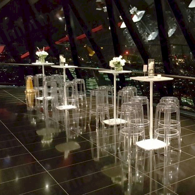 Charles High Stool Clear