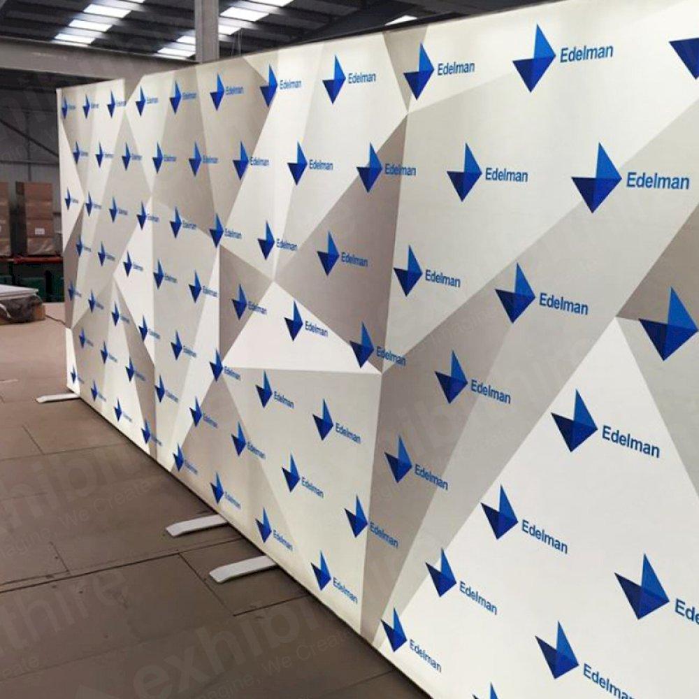 Our Step and Repeat walls come in three different sizes and are ideal for taking photographs, interviewing and dividing rooms.