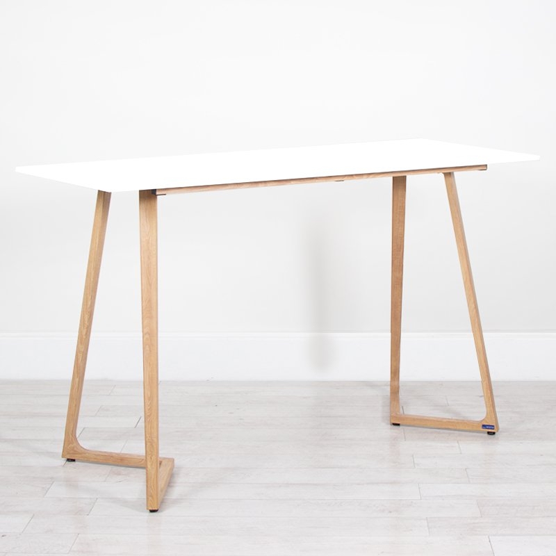 Boston Double Poseur Table - White