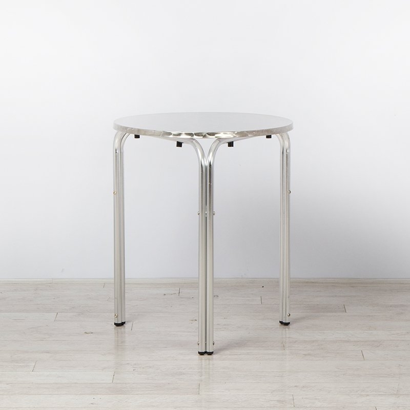 600mm Chrome Bistro Table (3 Legs)
