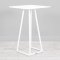 Dallas Square Poseur Table - White