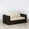 Rattan Sofa Brown