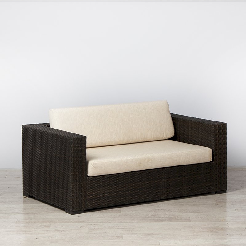 Rattan Sofa Brown
