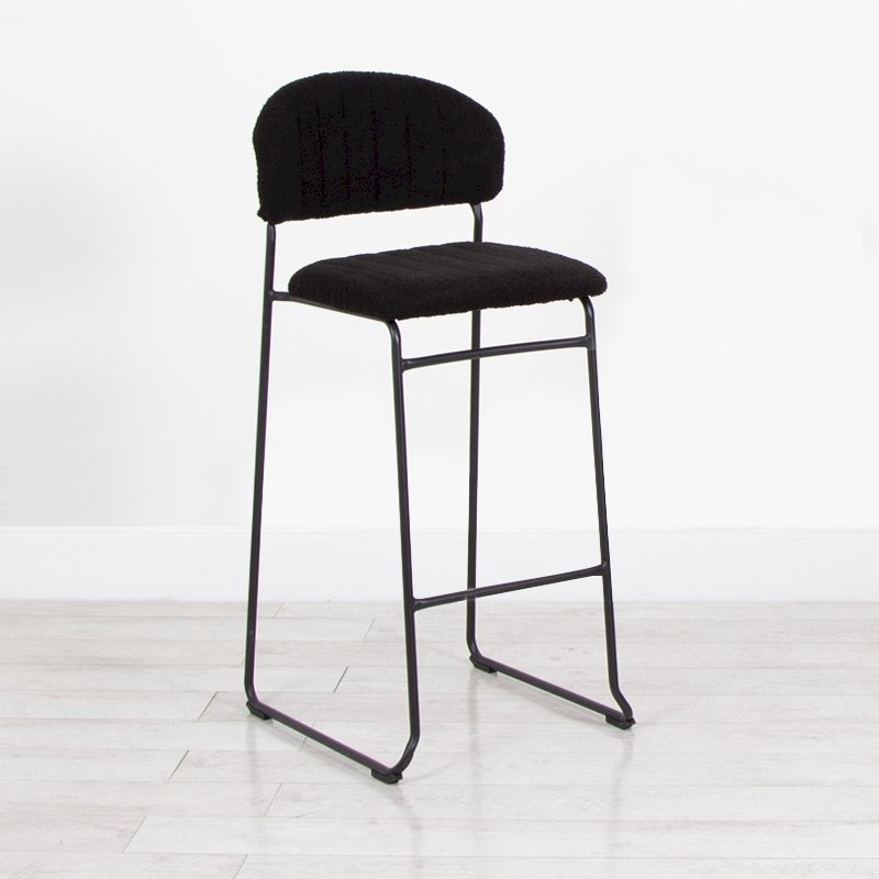 Ski Bar Stool - Black