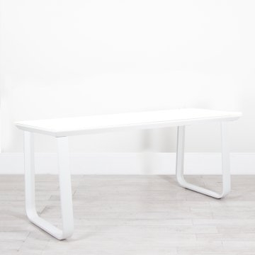 Utah Double Bistro Table - White Base White Top Utah Double Bistro Table - White Base White Top