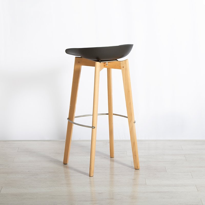 Low Black Modular Esme Stool