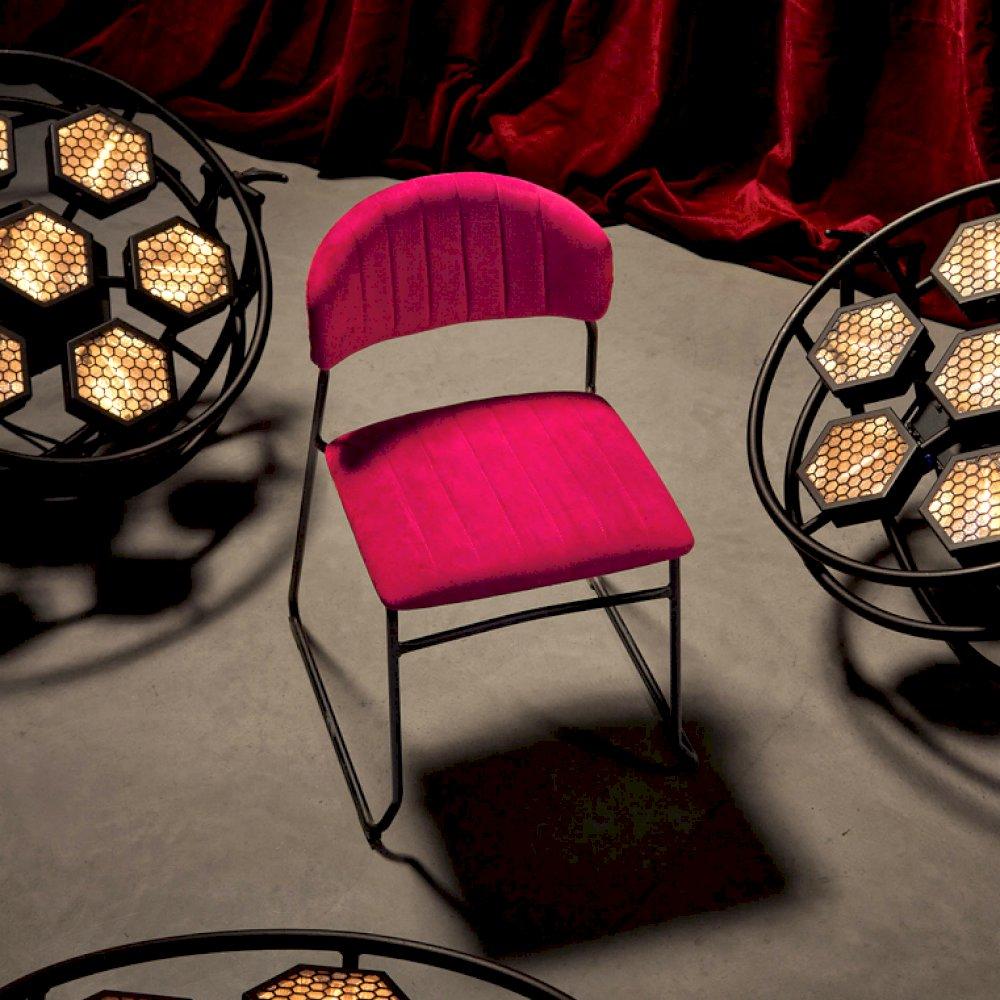 Introducing the Red Velvet Ski Chair