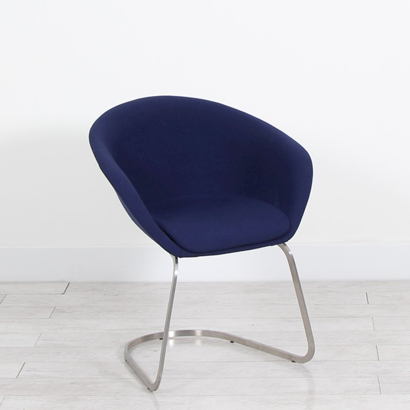 Duna Chair - Blue Fabric